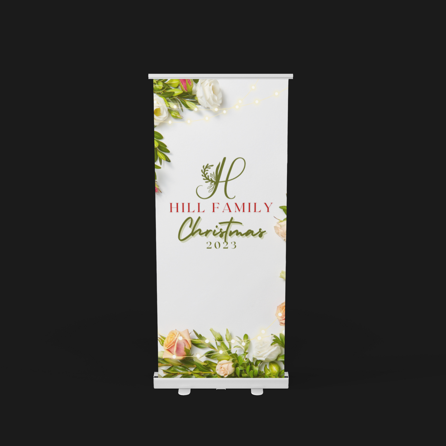 Family Christmas 2023 / Personalized - Pull-Up Banners