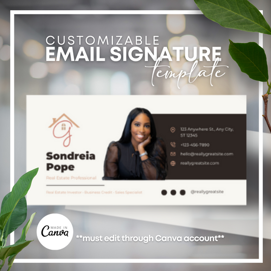 Galore Girl / Email Signature Template